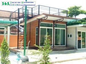 ผลงานบ้านสำเร็จรูป MS14 3.60x3.60 ม.
