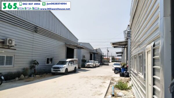 HAPPY REAL ESTATE 7 โกดังสำเร็จรูปให้เช่า แพรกษา บางพลี คลองขุด - Image 4
