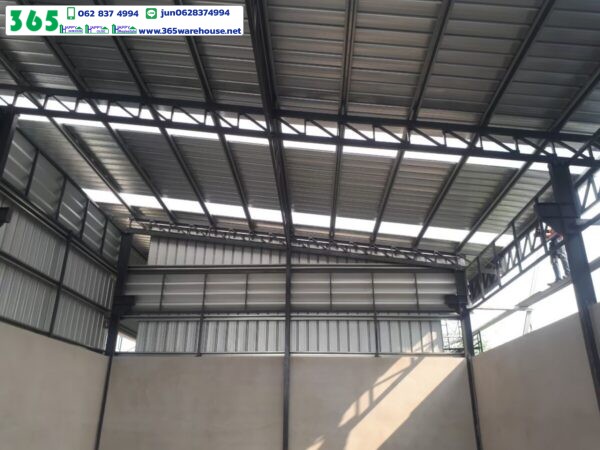 ผลงานโกดังสำเร็จรูป HW-HC ขนาด 8x19x6 เมตร - Image 3
