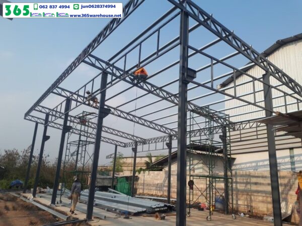 ผลงานโกดังสำเร็จรูป HW-HC ขนาด 8x19x6 เมตร - Image 2