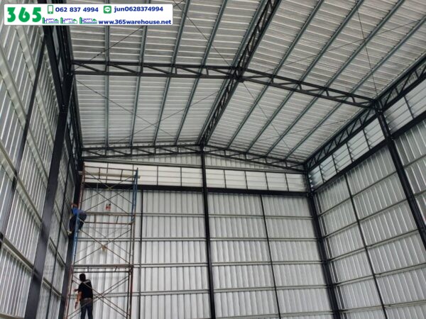 ผลงานโกดังสำเร็จรูป HW-HC ขนาด 10x15x8.5 เมตร - Image 2