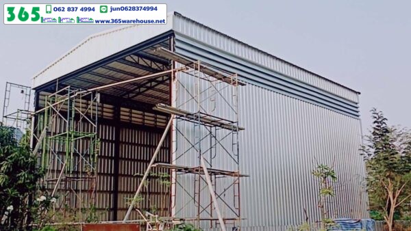 ผลงานโกดังสำเร็จรูป HW-HC ขนาด 10x15x8.5 เมตร - Image 3