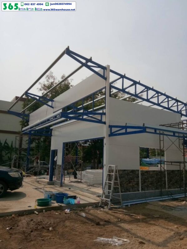 ผลงานโกดังสำเร็จรูป HW-HC ขนาด 16x12x4.705 เมตร - Image 3