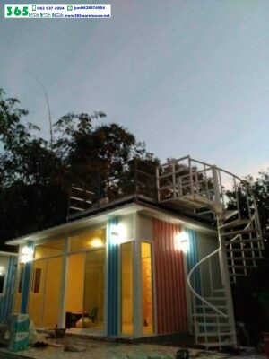 ผลงานบ้านสำเร็จรูป MS07 3.60x5.40x2.87