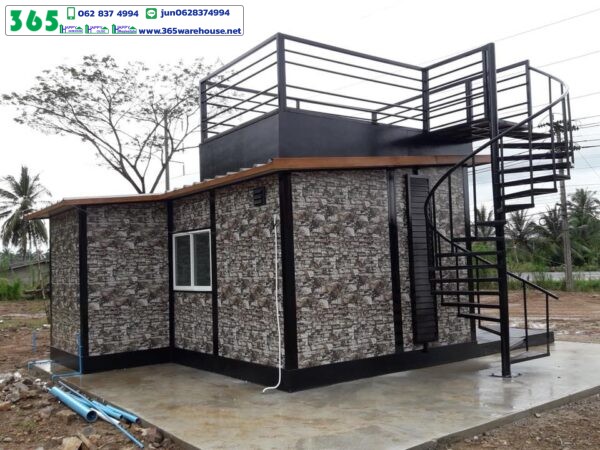 ผลงานบ้านสำเร็จรูป MS07 3.60x5.40x2.87 - Image 2