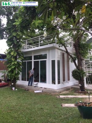 ผลงานบ้านสำเร็จรูป MS07 3.60x5.40x2.87