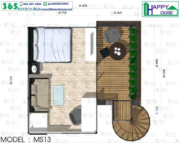 บ้านสำเร็จรูป MS13 - Image 2