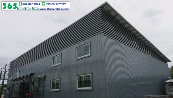 ผลงานโกดังสำเร็จรูป HW-HC 23.8x29.8x7.6 m. - Image 4